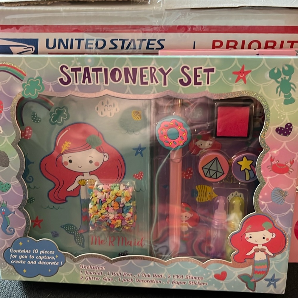 NIB Mermaid diary for girls set